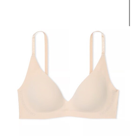 Victoria’s Secret Lightly Lined Wireless Bra Marzipan M/B80 - Picture 1 of 10